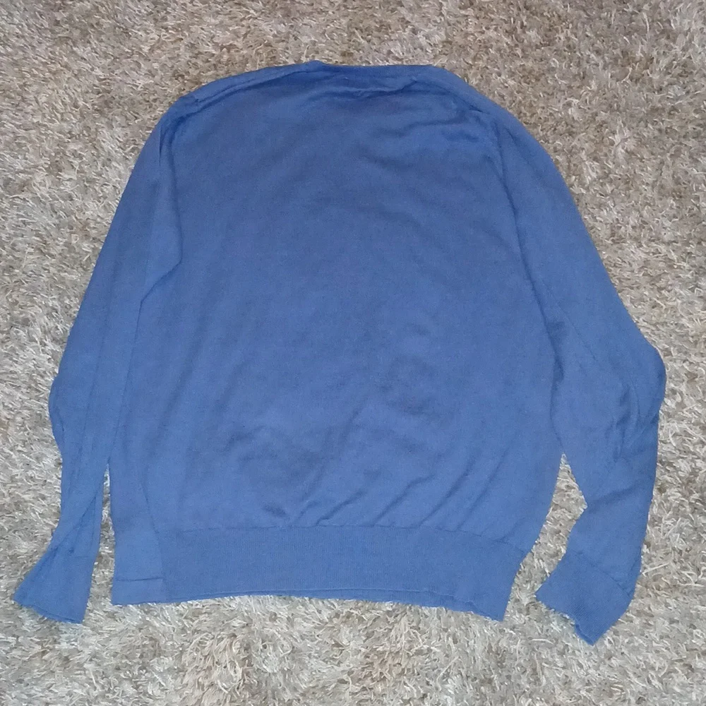 Men's Blue Sweater - Picture 6 of 6